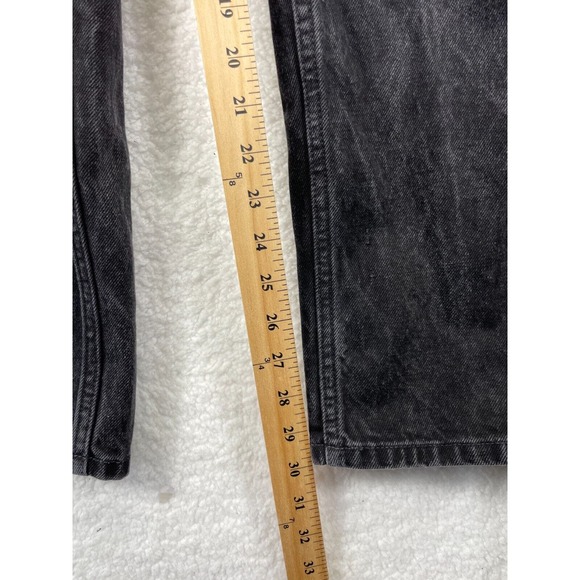 L.L. Bean Mens Double L Classic Fit Jeans 42x32 Black Straight Leg Cotton Denim - Picture 3 of 8